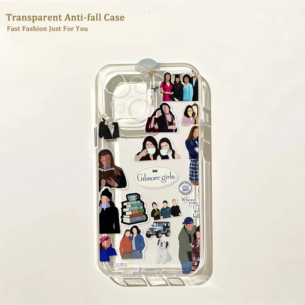 Transparent Soft TPU Phone Case – Clear Shockproof Anti-Scratch Back Cover for iPhone (Fits Most Models)