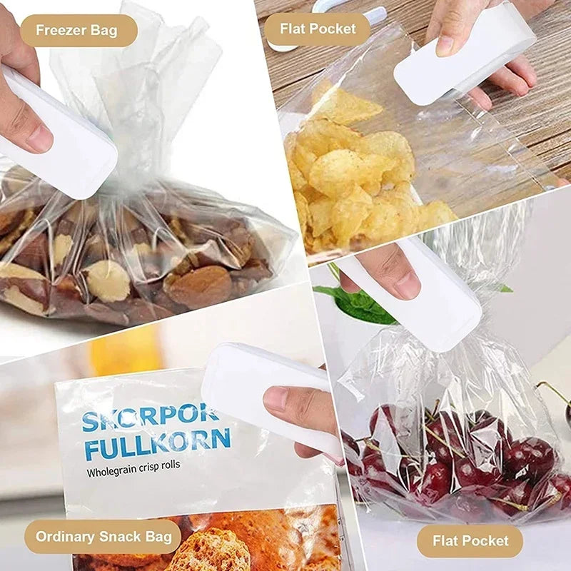 Portable Mini Heat Sealer – Handheld Battery-Operated Bag Sealer for Plastic & Food Storage