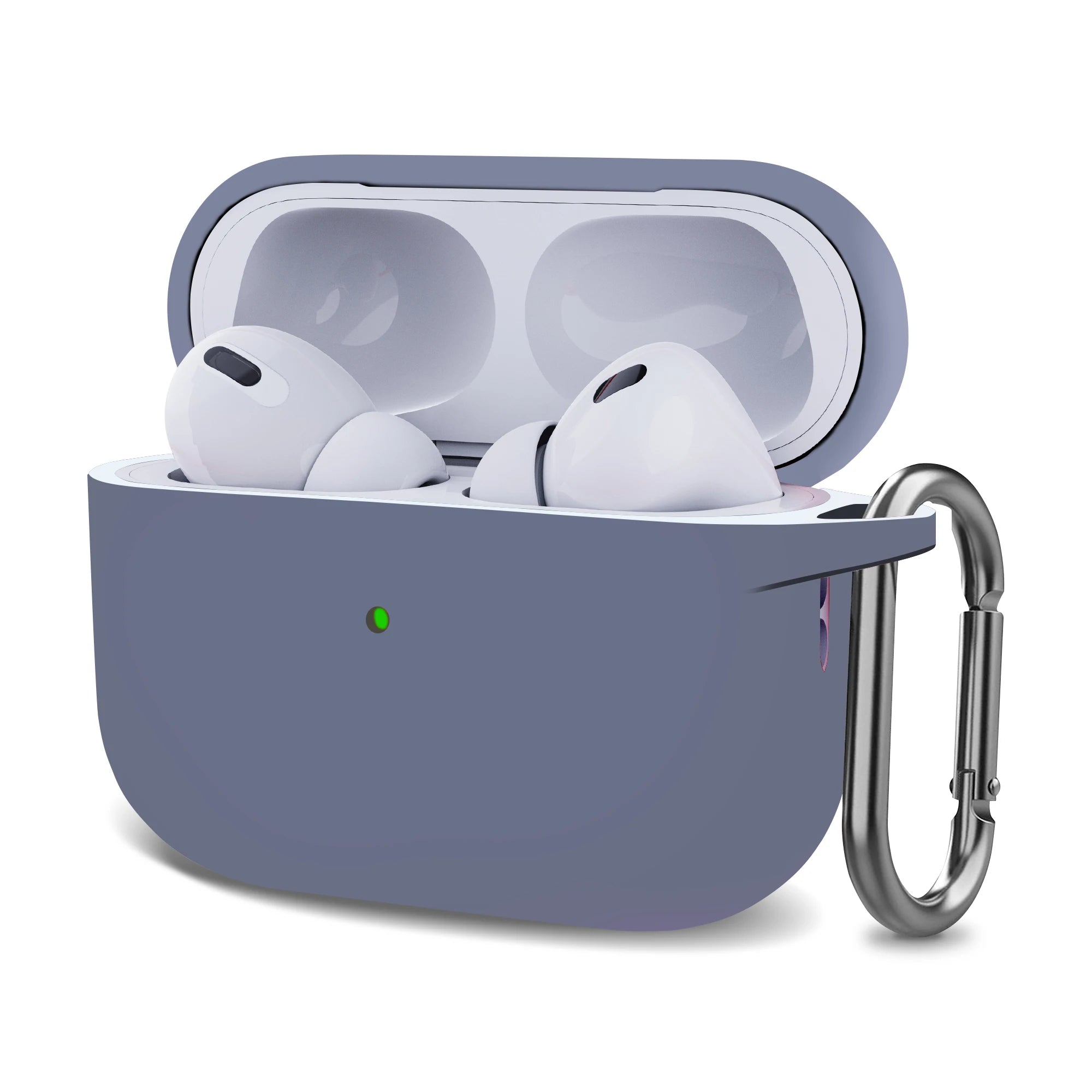Silicone Earbud Charging Case Cover — Soft TPU Shockproof Protective Case for True Wireless Earbuds (1-Pack)