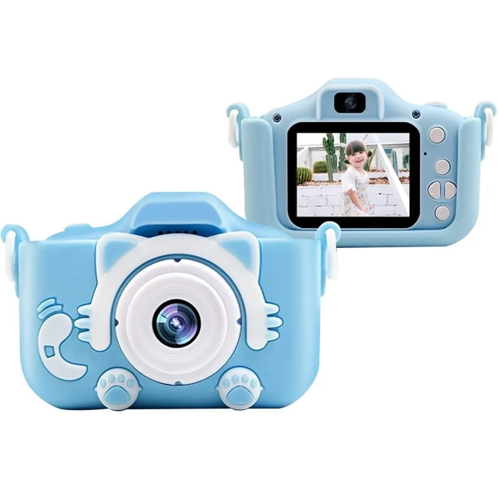 Kids Digital Camera 1080P – Rechargeable Educational Toy Camera with Optical Zoom for Boys & Girls