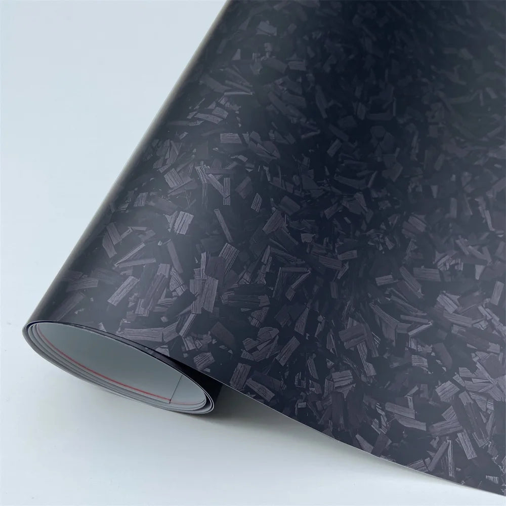 Glossy Laser Forged Carbon Fiber Vinyl Wrap Self-Adhesive Waterproof Car Film - 10/20/30/50 cm x 152 cm (3.94/7.87/11.81/19.69 in x 59.84 in)