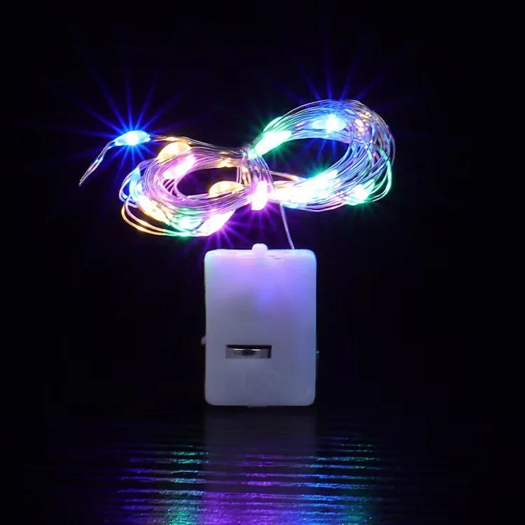 FanzyMarket fairy string lights with warm white LEDs, 1-3 meters, indoor/outdoor decor for bedroom, garden, Christmas, wedding.