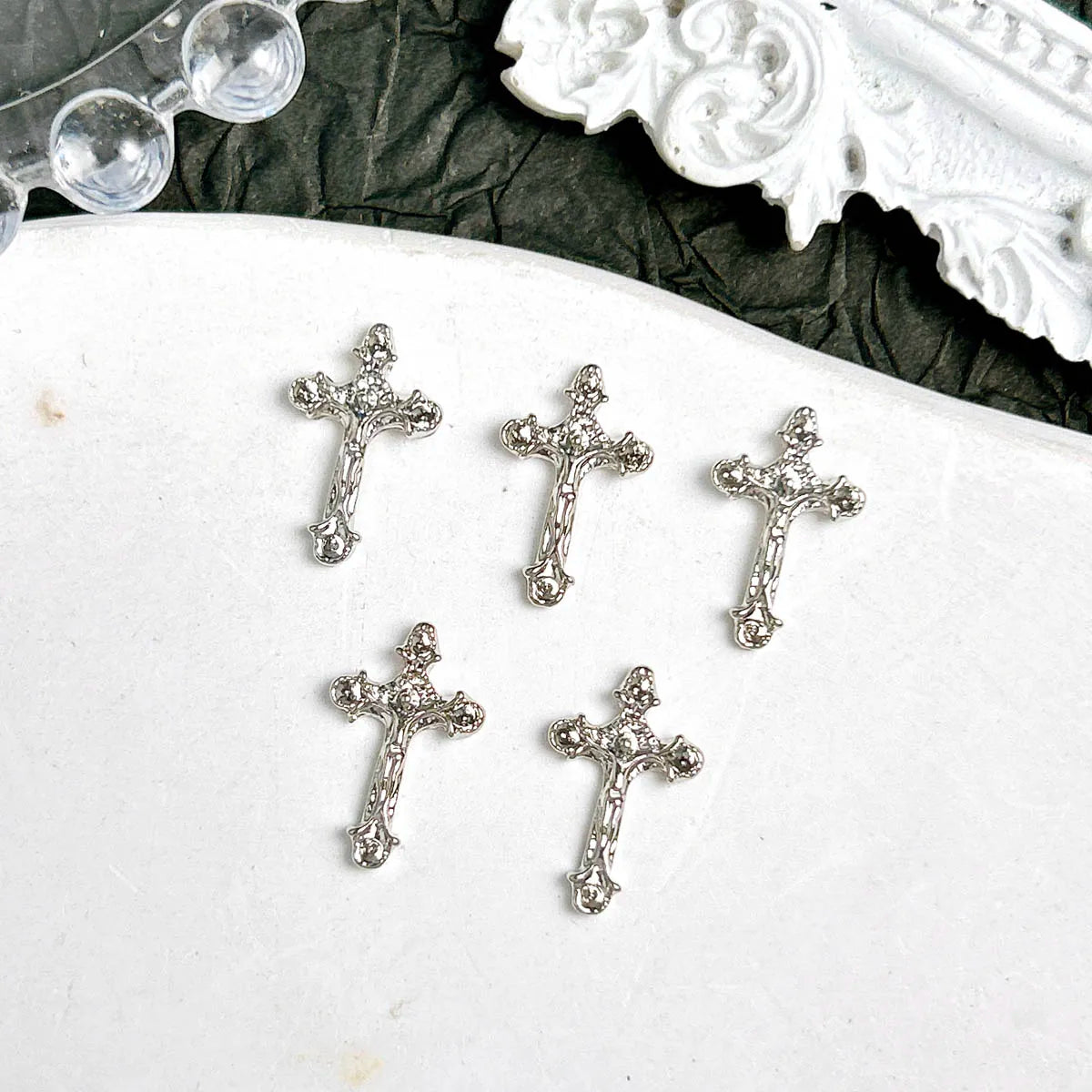 20-Pack 3D Cross Nail Charms for DIY Manicure view 18