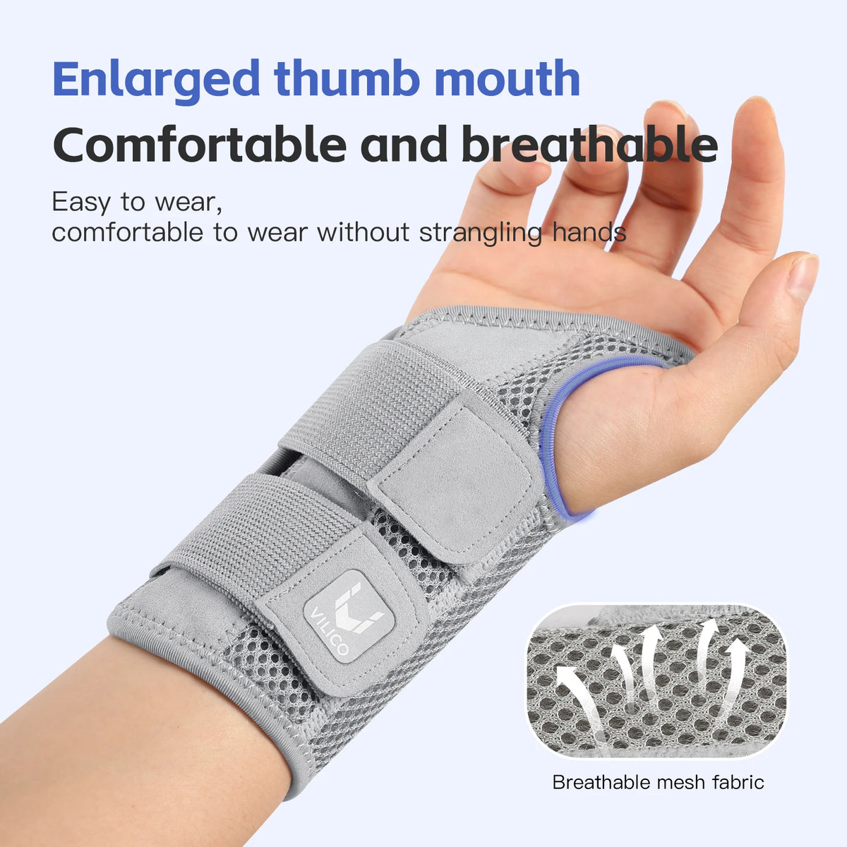 Adjustable Wrist Brace with Splint for Carpal Tunnel Relief - Support for Arthritis, Tendonitis & Sprains (Unisex)