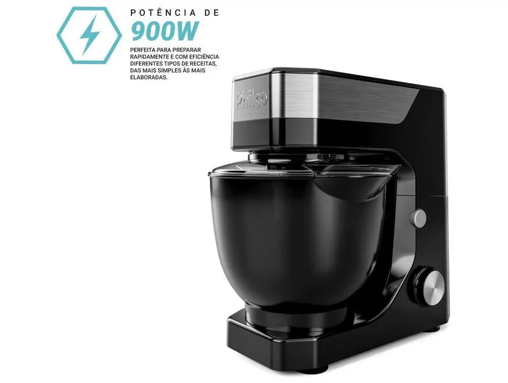 Planetary Stand Mixer 800W 12-Speed + Turbo 5L (5.3 qt) Bowl Black 110V