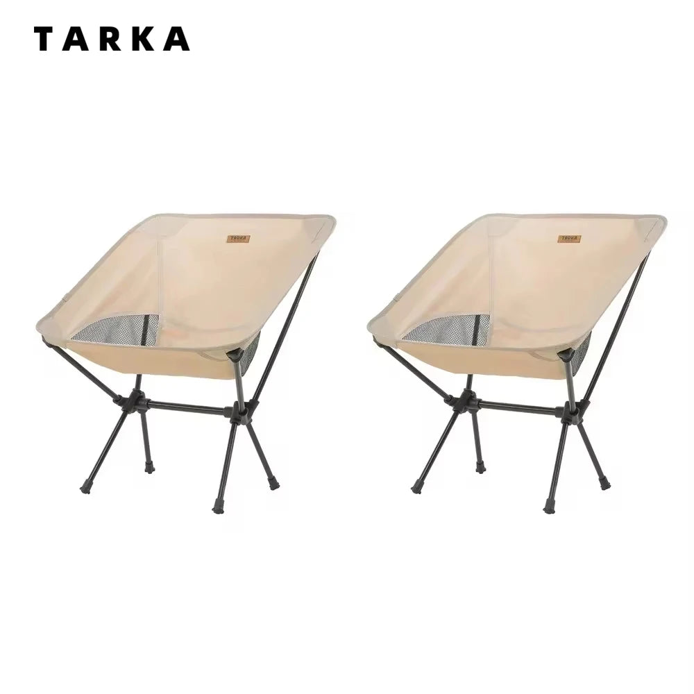 2-Pack Foldable Camping Chairs Lightweight Portable Folding Chairs for Backpacking, Travel, Fishing, Garden & Balcony