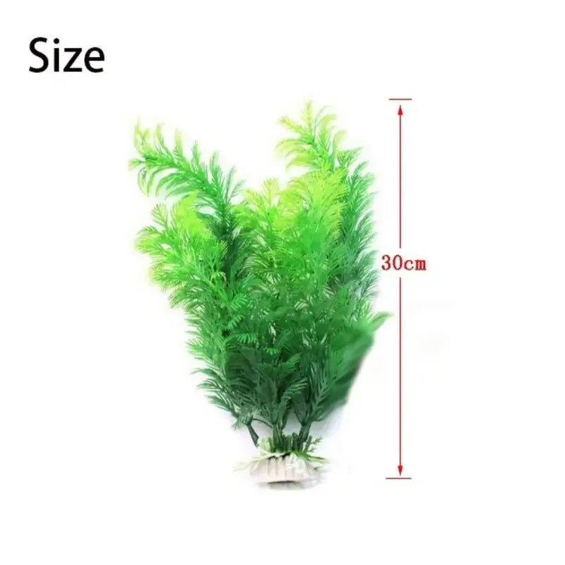 Artificial Aquarium Plants Plastic Water Grass Fish Tank Decoration (1-Pack)