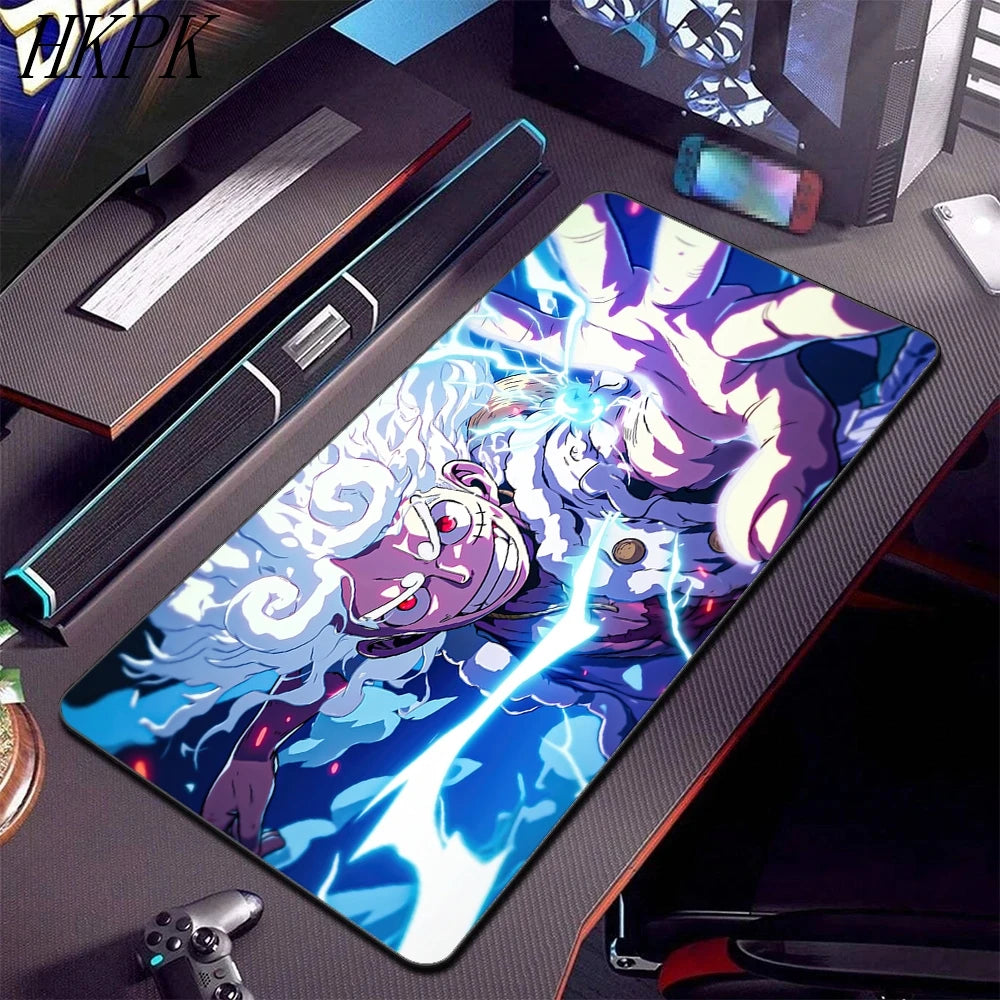 One Piece Gear 5 Anime XXL Desk Mat - Extended Gaming Mouse Pad for Keyboard & Mouse, Waterproof Non-Slip