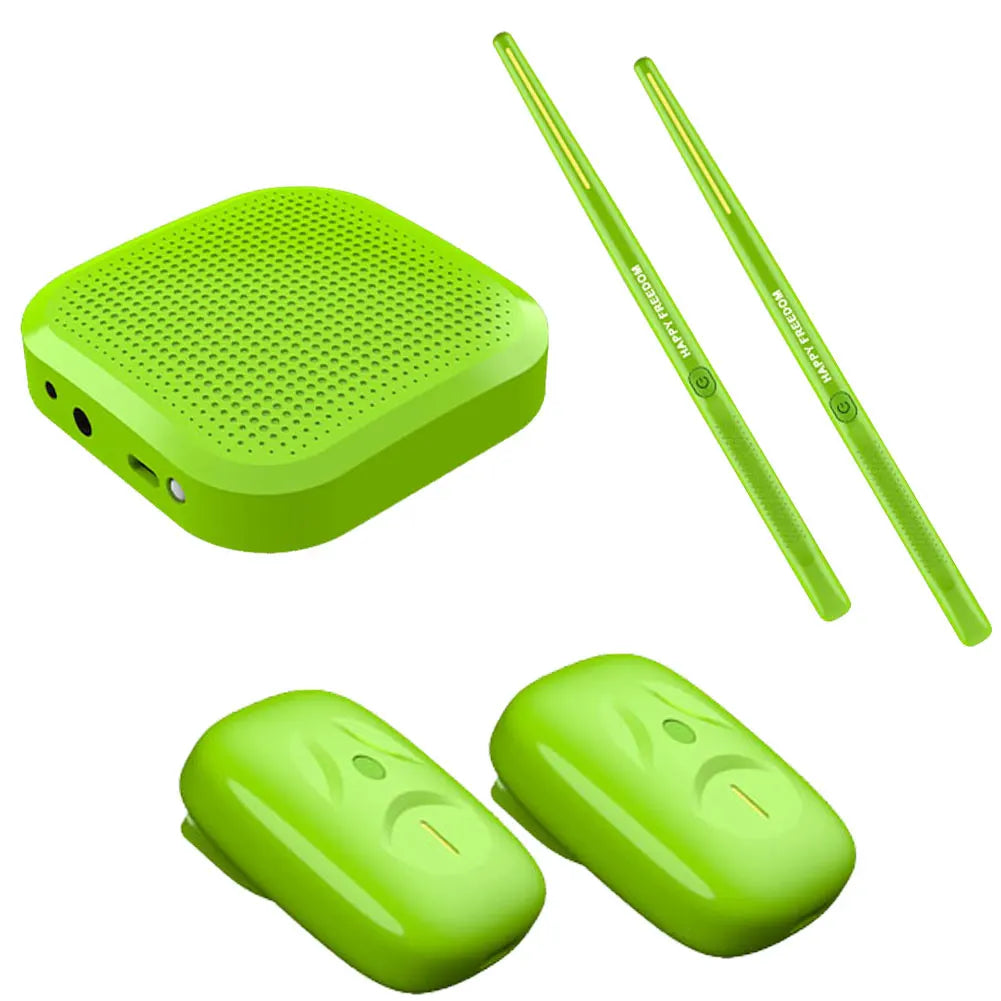 Smart air drumsticks and pedals virtual drum set, view 12