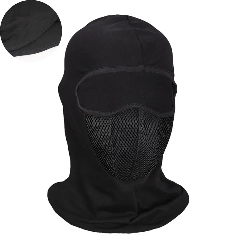 Breathable Motorcycle Balaclava Full-Face Mask Motocross Motorbike Riding Hood & Neck Gaiter