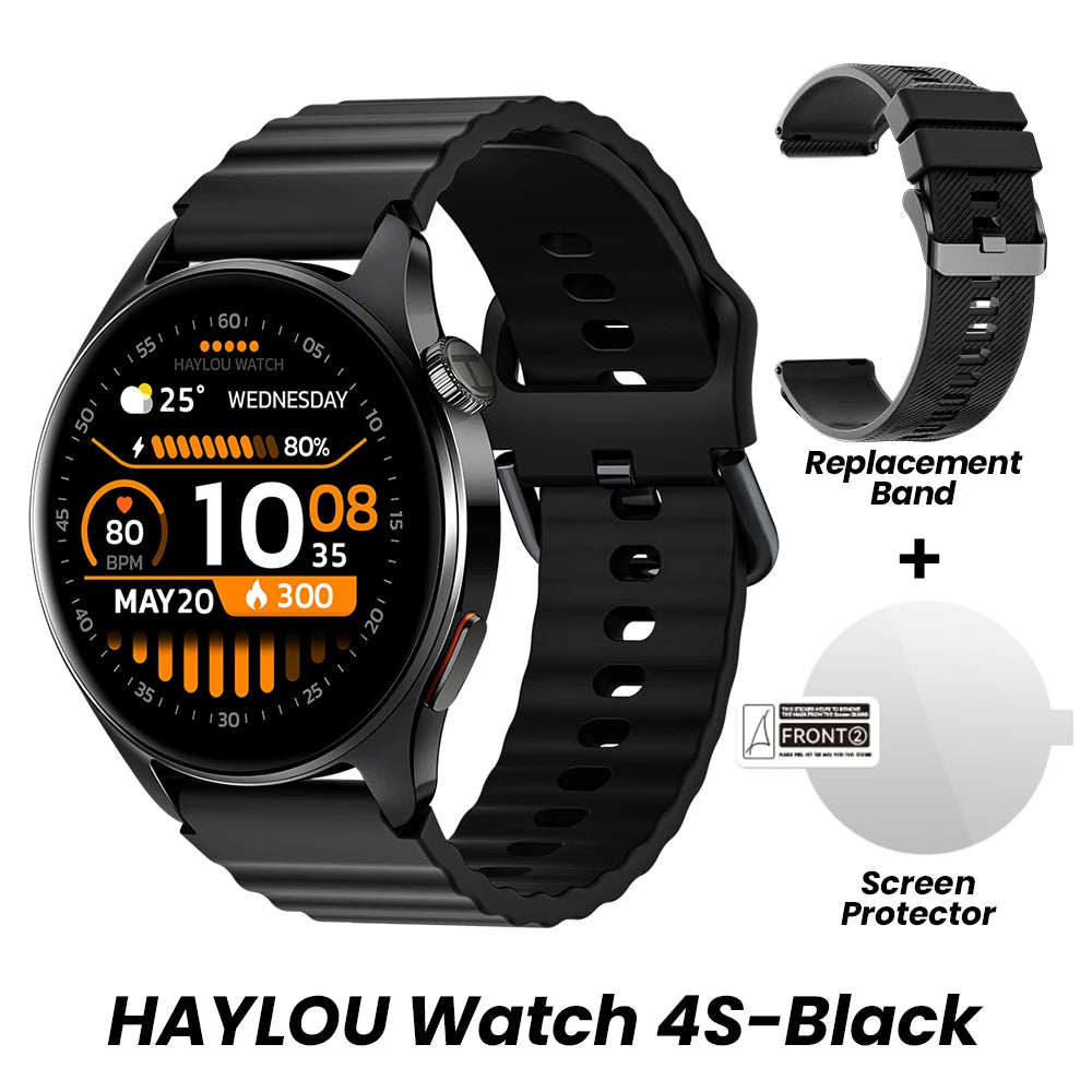 1.43-inch (36.3 mm) AMOLED GPS Smartwatch — 120+ Workout Modes, Bluetooth Calling & 18-Day Battery