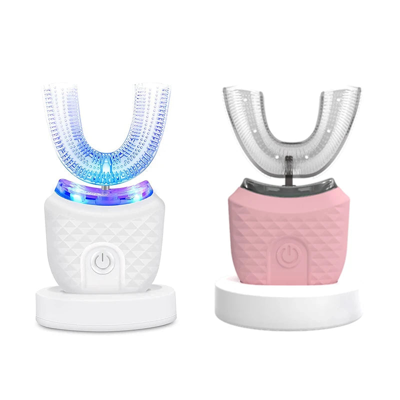 Rechargeable Sonic Electric Toothbrush for Adults - 360° Cleaning, Soft Nylon Bristles, IPX7 Waterproof, Long Battery Life, Whitening & Tongue Cleaner