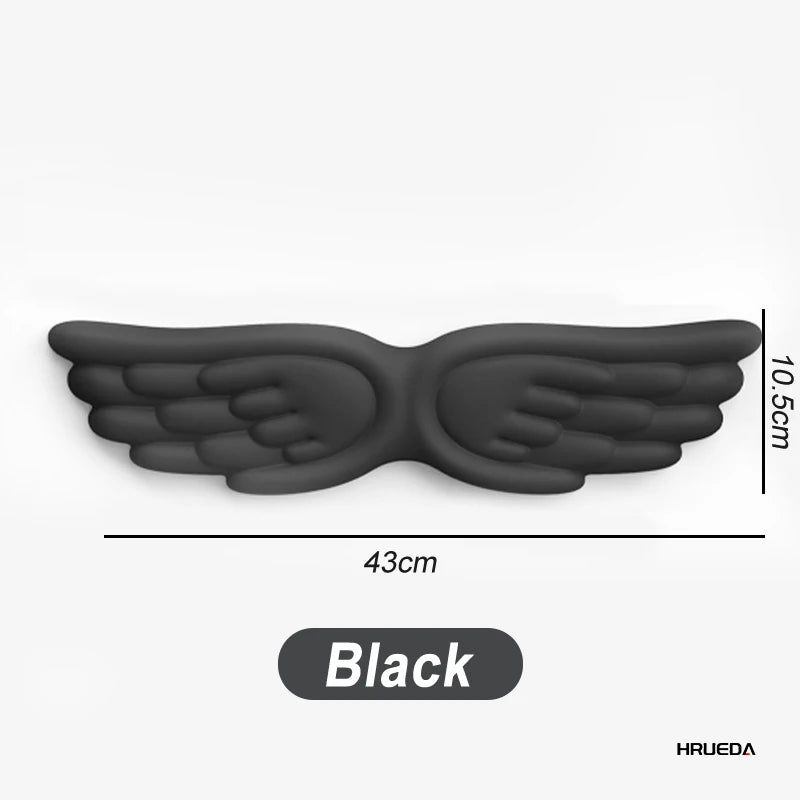 Angel Wing Memory Foam Wrist Rest & Mouse Pad for Mechanical Keyboard and Laptop — Ergonomic Wrist Support