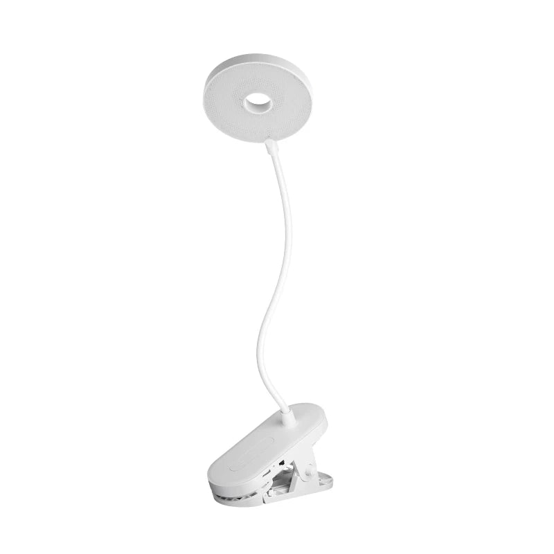 LED Reading Desk Lamp Portable USB Rechargeable Touch Dimmable Eye-Care Table Lamp 360° Adjustable for Office & Study