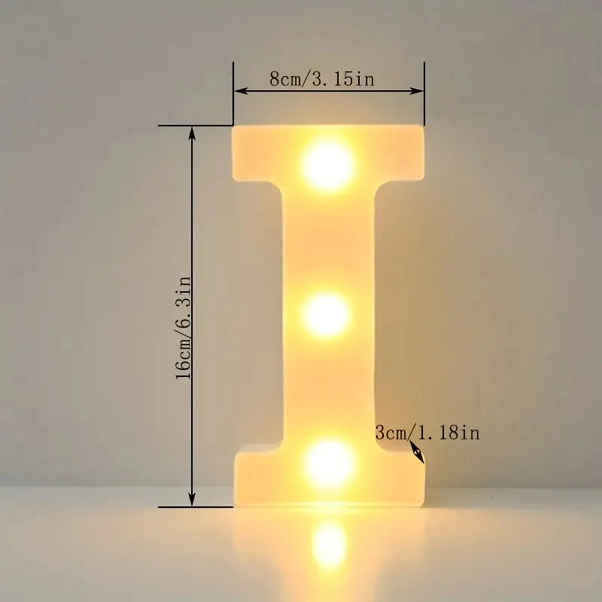 White LED Angel Night Light 6.3in (16 cm) Marquee Sign for Home, Wedding, Party & Christmas Decor