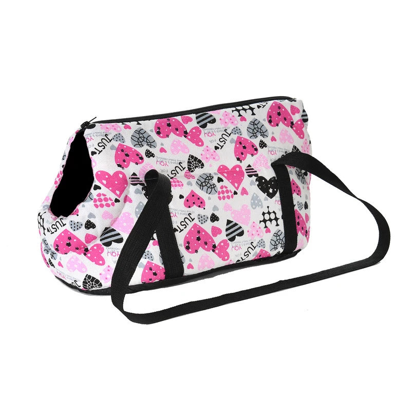 Soft Breathable Pet Carrier Backpack for Small Dogs & Cats — Sling Shoulder Bag, Sizes S & L (40×18×20 cm / 15.7×7.1×7.9 in; 50×23×28 cm / 19.7×9.1×11 in)