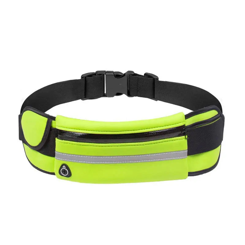 Colorful Waterproof Neoprene Fanny Pack Reflective Adjustable Running Waist Bag