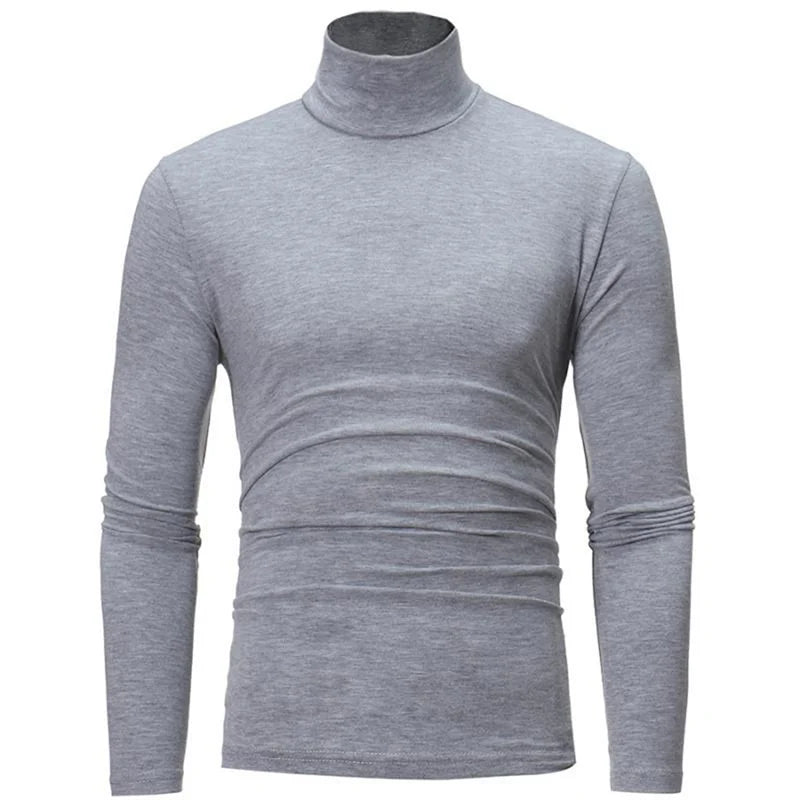 Men's Thermal Turtleneck Long Sleeve Shirt - Slim Fit Lightweight Winter Base Layer