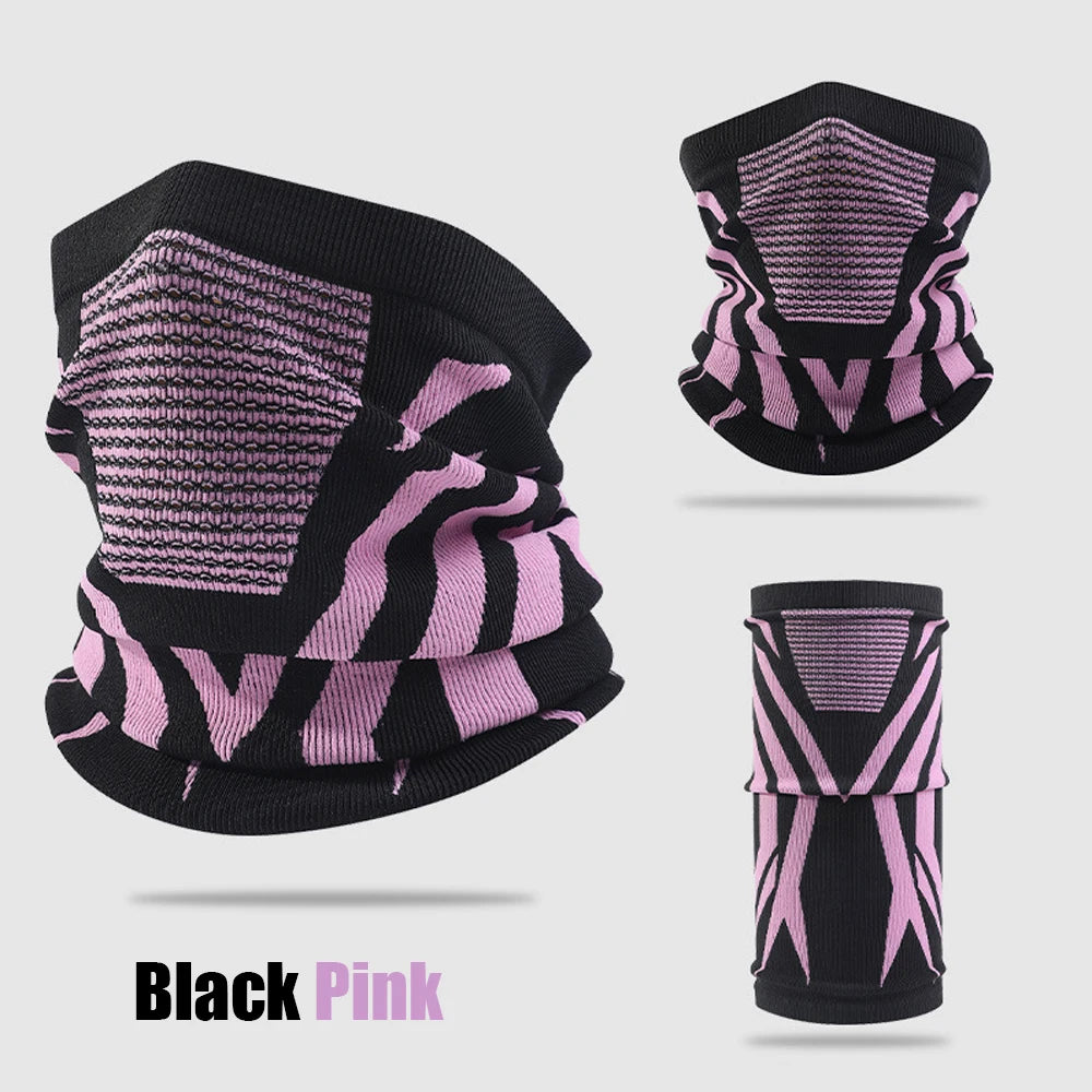 Winter Thermal Neck Gaiter Balaclava – Breathable Elastic Face Mask for Skiing, Cycling, Running & Motorcycling (Unisex)