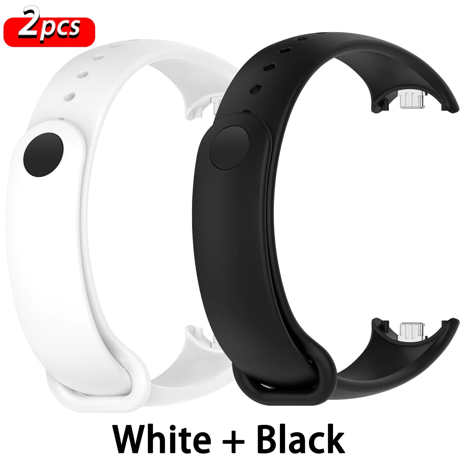 Silicone Sport Strap NFC Rubber Bracelet Replacement for Smart Fitness Bands Unisex