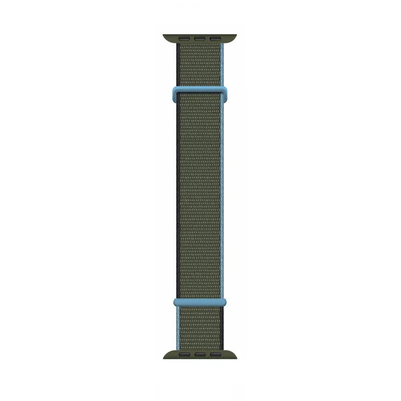 Nylon Braided Breathable Watch Band – Fits 38/40/41/42/44/45/46/49 mm (1.50–1.93 in) Smartwatches