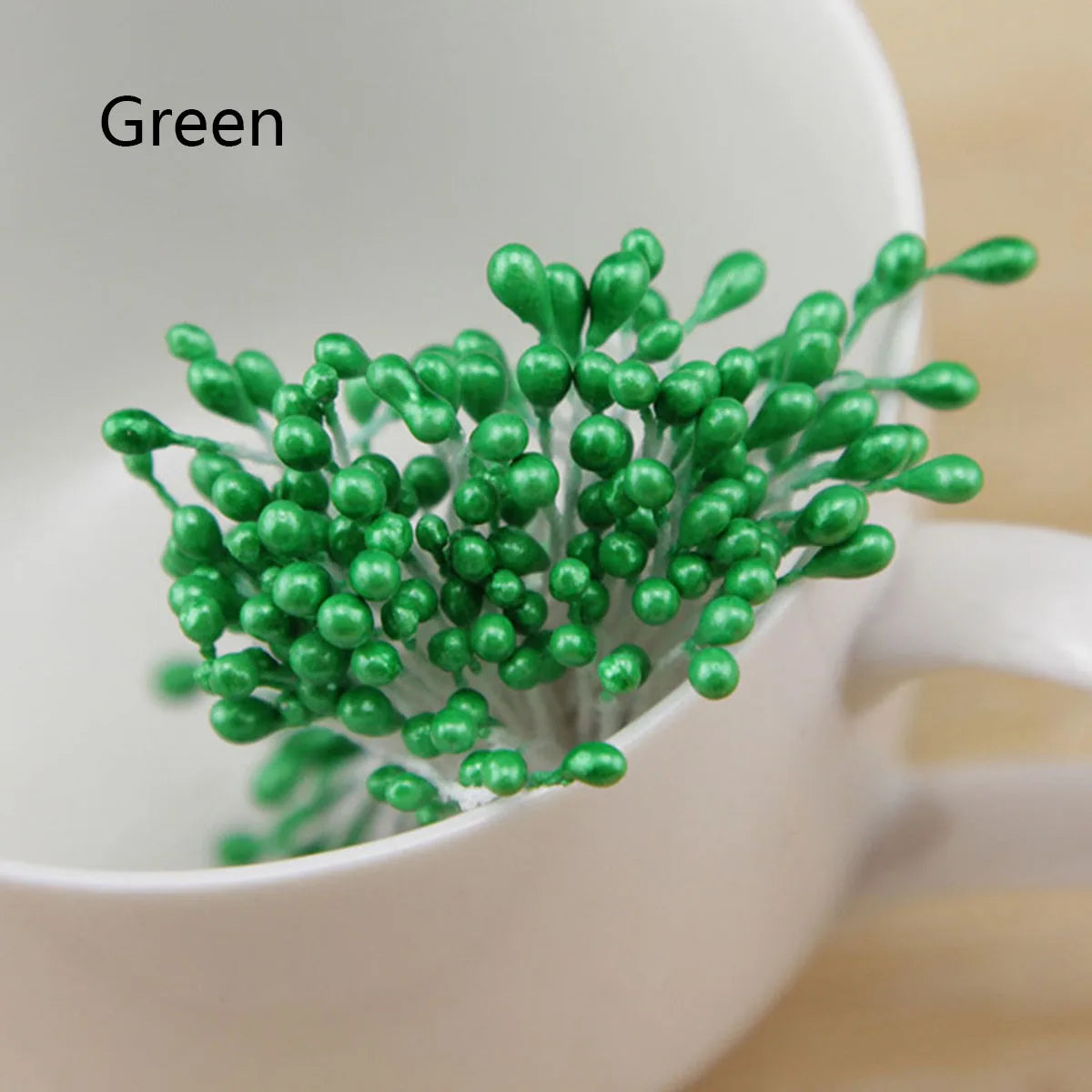 120-150 Pcs 55mm (2.17 in) Artificial Flower Stamens - Multicolor Double-Head DIY Wedding & Scrapbook Decorations