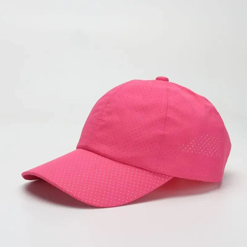Summer Quick-Dry Baseball Cap Breathable Sun Hat for Outdoor Sports & Travel, Unisex