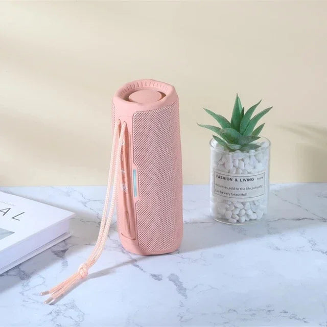 Portable Wireless Bluetooth Speaker 10W — TWS, FM Radio, IPX5 Waterproof, 1200mAh Handsfree