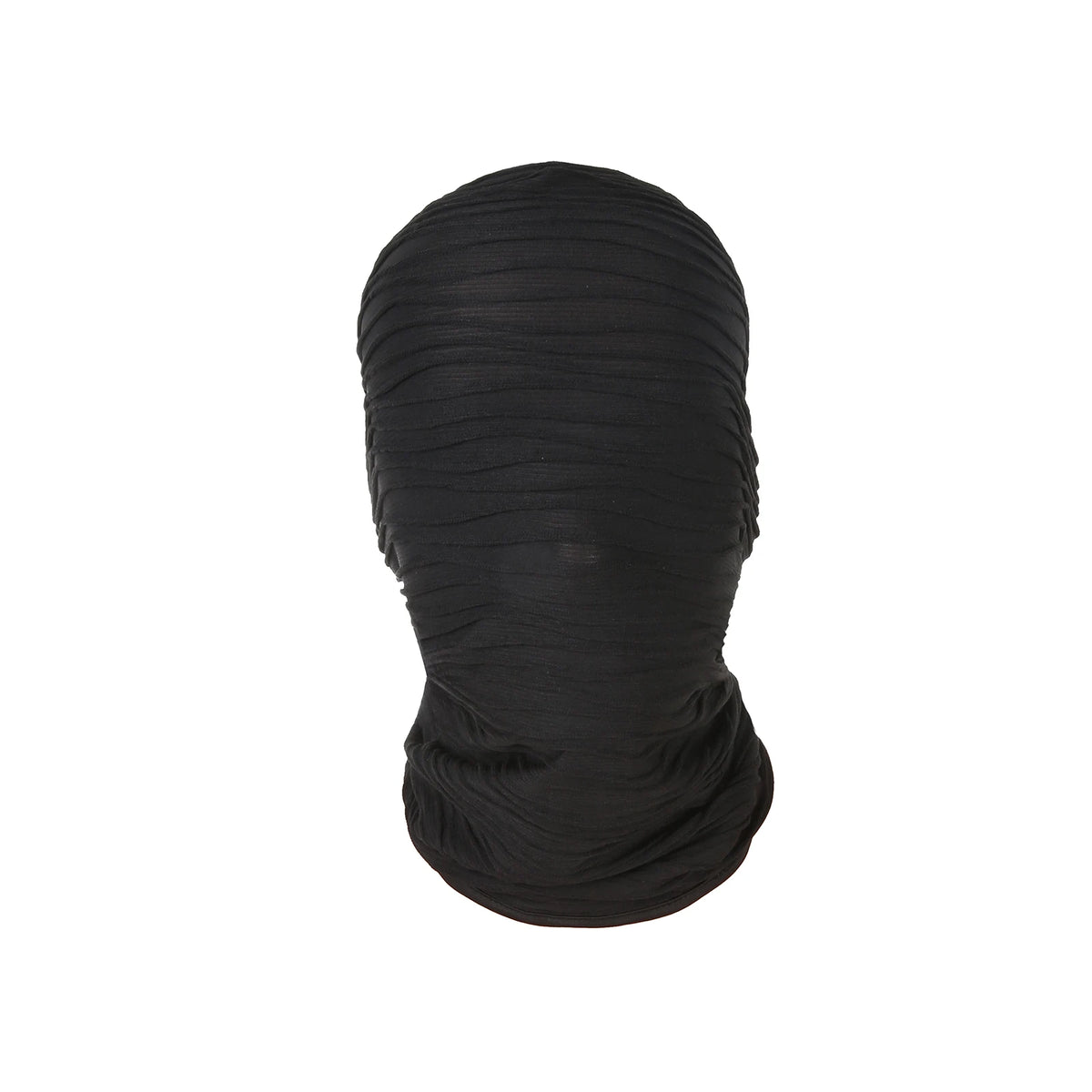 Mummy Torn Mesh Full-Face Balaclava — Breathable Stretch Hood for Halloween Cosplay & Festival