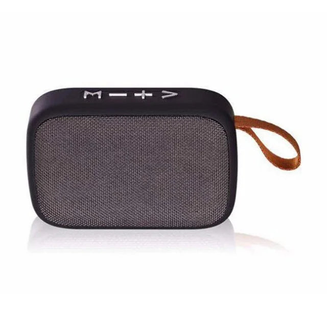 Portable Fabric Bluetooth Speaker Waterproof Rechargeable TF Card FM Radio 3W 4.65 x 3.07 x 1.54 in (118 x 78 x 39 mm)