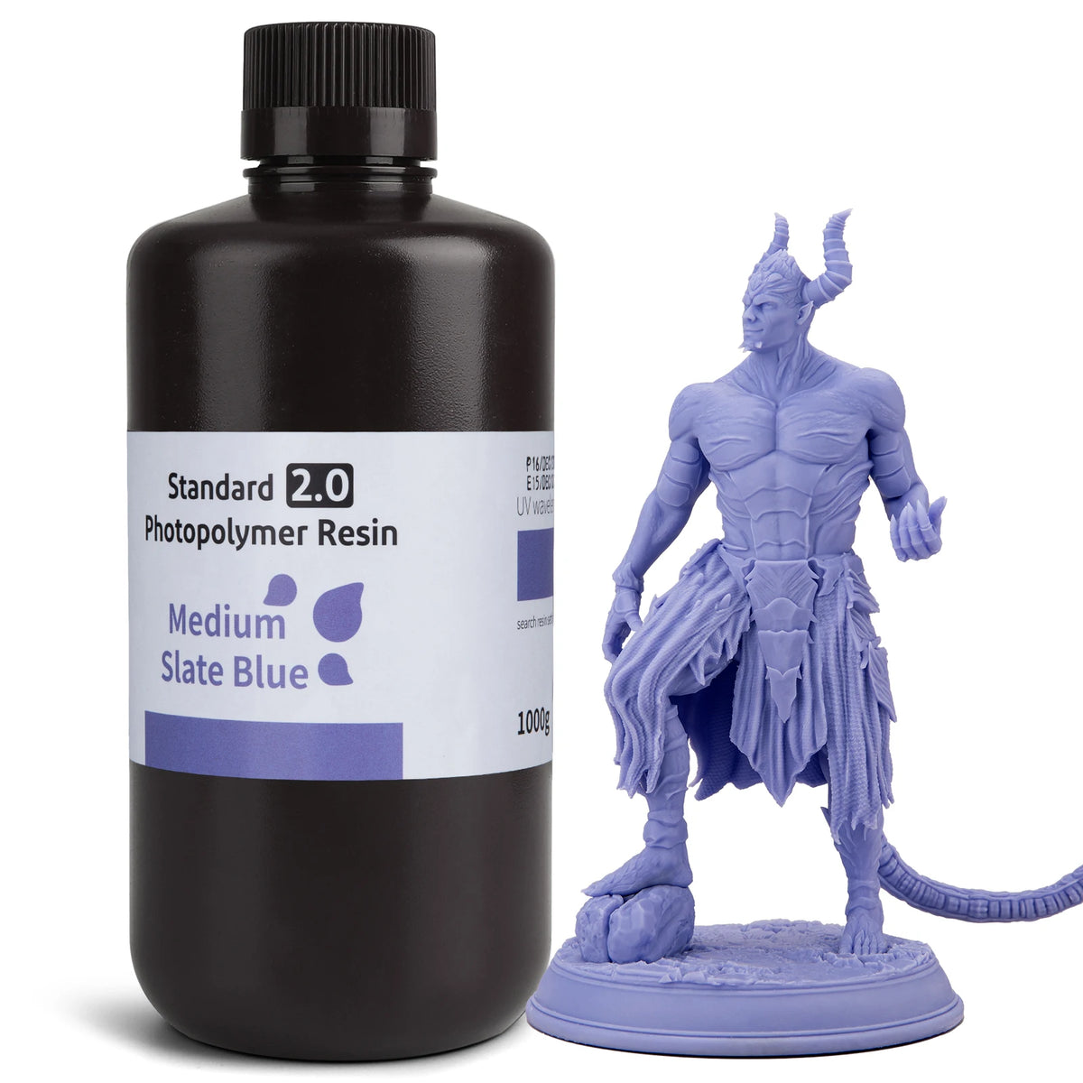 UV 3D Printing Resin 405nm, ABS-like, Water Washable, 8K Compatible for MSLA/DLP/LCD Printers