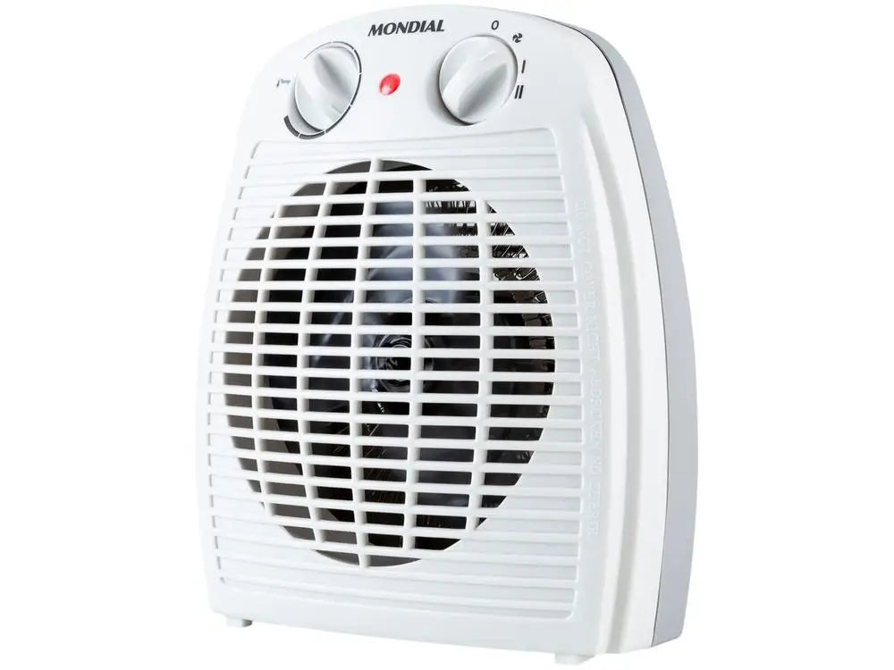 Portable Electric Fan Heater 110V 1500W - 2 Heat Settings Quiet Space Heater with Handle