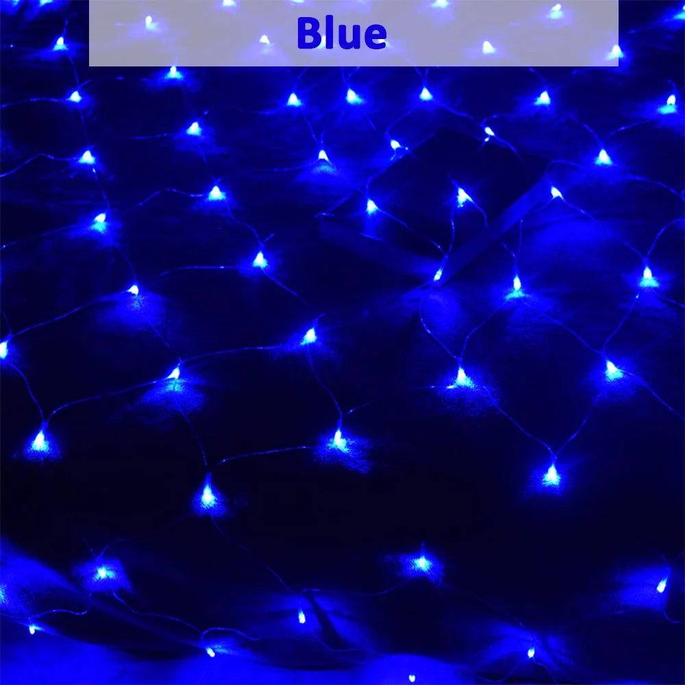 LED Net Fairy String Lights Waterproof Outdoor 110V/220V Christmas Wedding Garden Party Decor