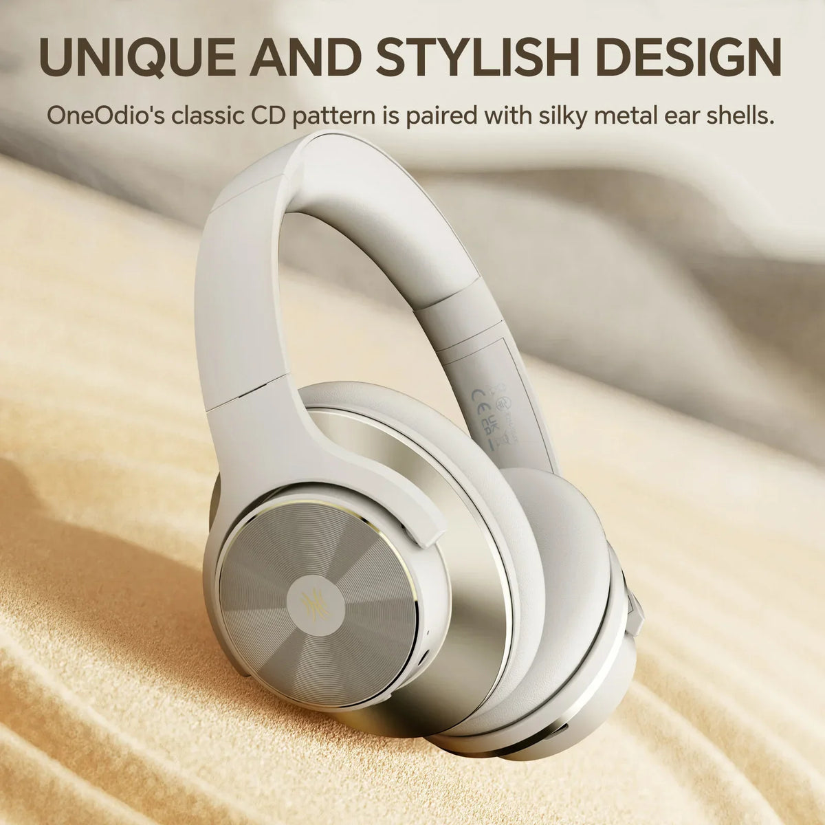 Hybrid Active Noise Cancelling Wireless Over-Ear Headphones, Hi-Res Audio, -35dB ANC, 50H Battery, USB-C