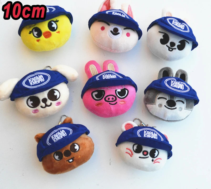 Karma Kawaii Plush Toy - Soft PP Cotton Stuffed Animal Doll, Cute Companion & Room Decor Gift for Kids & Adults