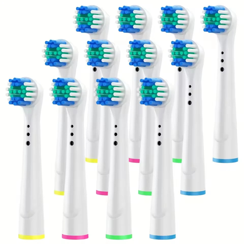 Replacement Electric Toothbrush Heads – 4/12/16 Pack, Fits Most Round-Head Rechargeable Toothbrushes