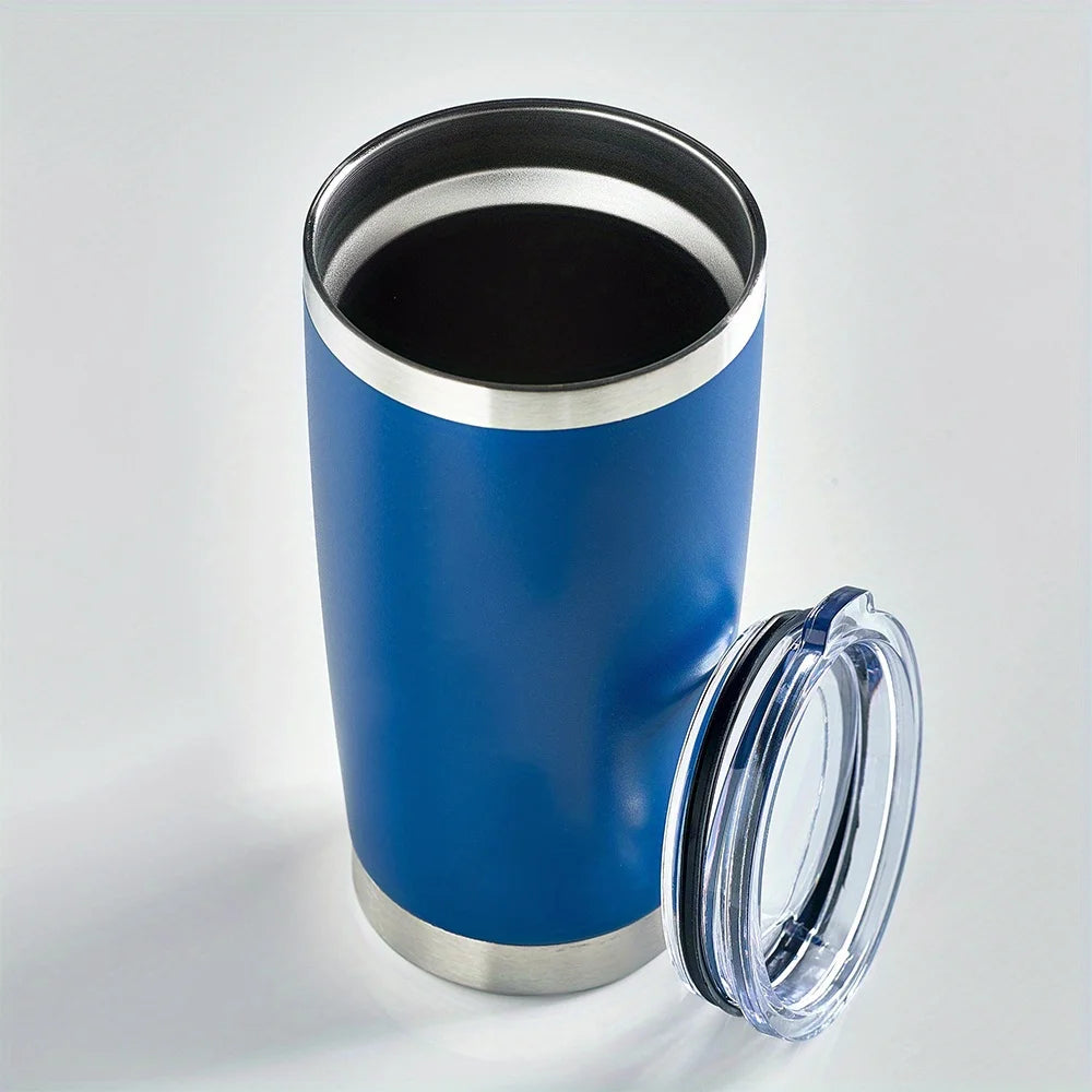 Personalized Engraved Stainless Steel Insulated Travel Tumbler - Custom Name Reusable Travel Mug Gift for Men and Women
