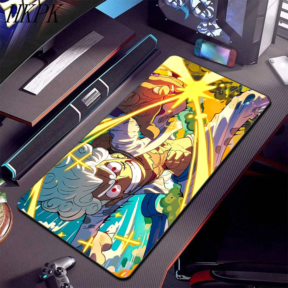 One Piece Gear 5 Anime XXL Desk Mat - Extended Gaming Mouse Pad for Keyboard & Mouse, Waterproof Non-Slip