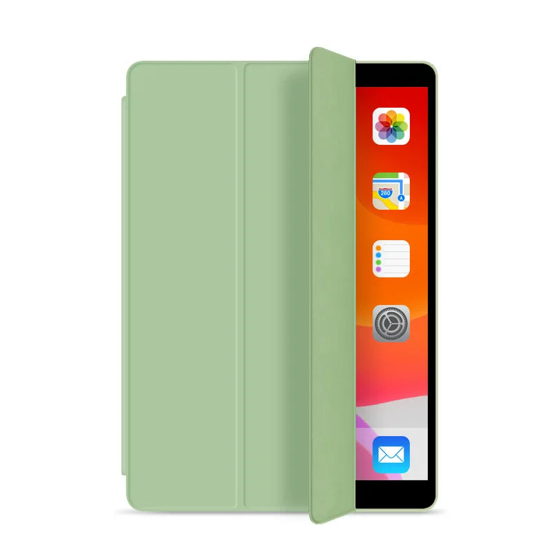 Silicone Tablet Case with Auto Sleep/Wake – Soft TPU Honeycomb Back, Two-Angle Stand – Fits 9.7" (24.6 cm), 10.2" (25.9 cm), 10.9" (27.7 cm) & 11" (27.9 cm)