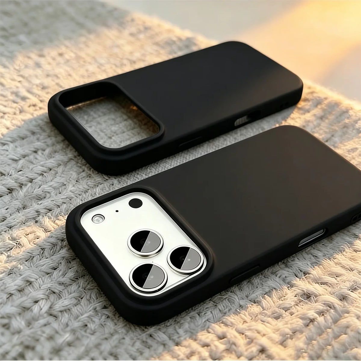 Liquid Silicone Full-Coverage iPhone Case — Shockproof Soft Matte, Anti-Fingerprint & Anti-Scratch