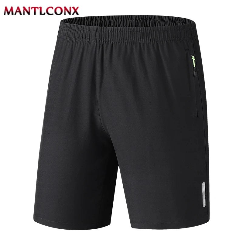 Men's Quick-Dry Breathable Running Shorts - Lightweight Summer Fitness & Beach Shorts, Elastic Waist, Pockets, Sizes M-4XL