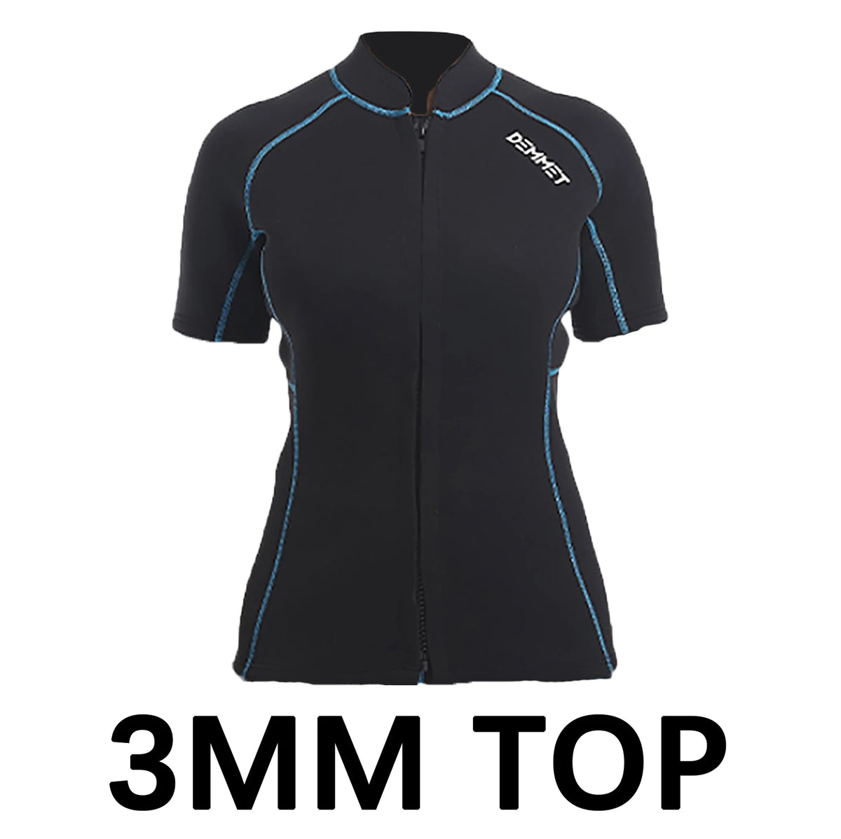 Men's Short Neoprene Wetsuit - Jacket or Pants 1.5mm / 3mm Front-Zip Split Sleeve for Surfing, Diving & Spearfishing