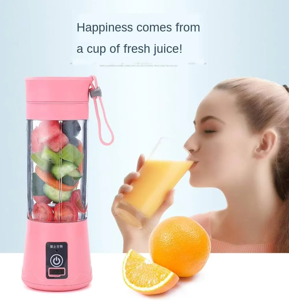 USB Rechargeable Mini Electric Juicer Cup - Portable Fruit Blender & Automatic Squeezer for Orange Lemon