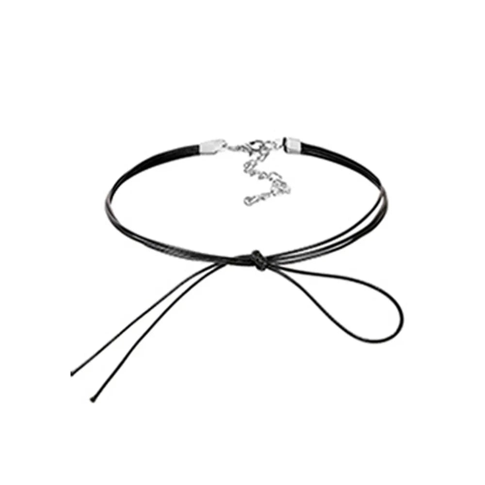 Black Lace Choker Necklace - Gothic Punk Collar view 19