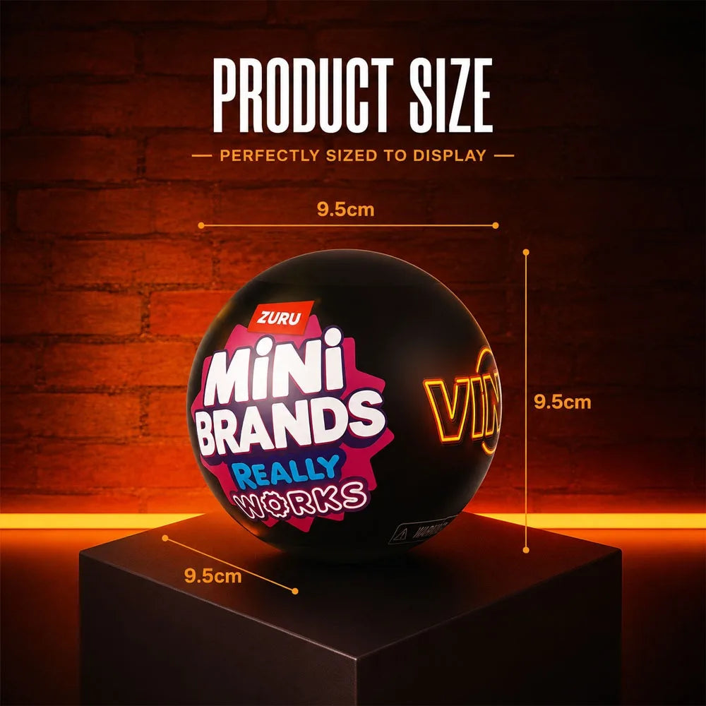 Mini Vinyl Surprise Ball – Playable Mini Records Collectible Blind Capsule for Music Lovers & Miniature Toy Collectors