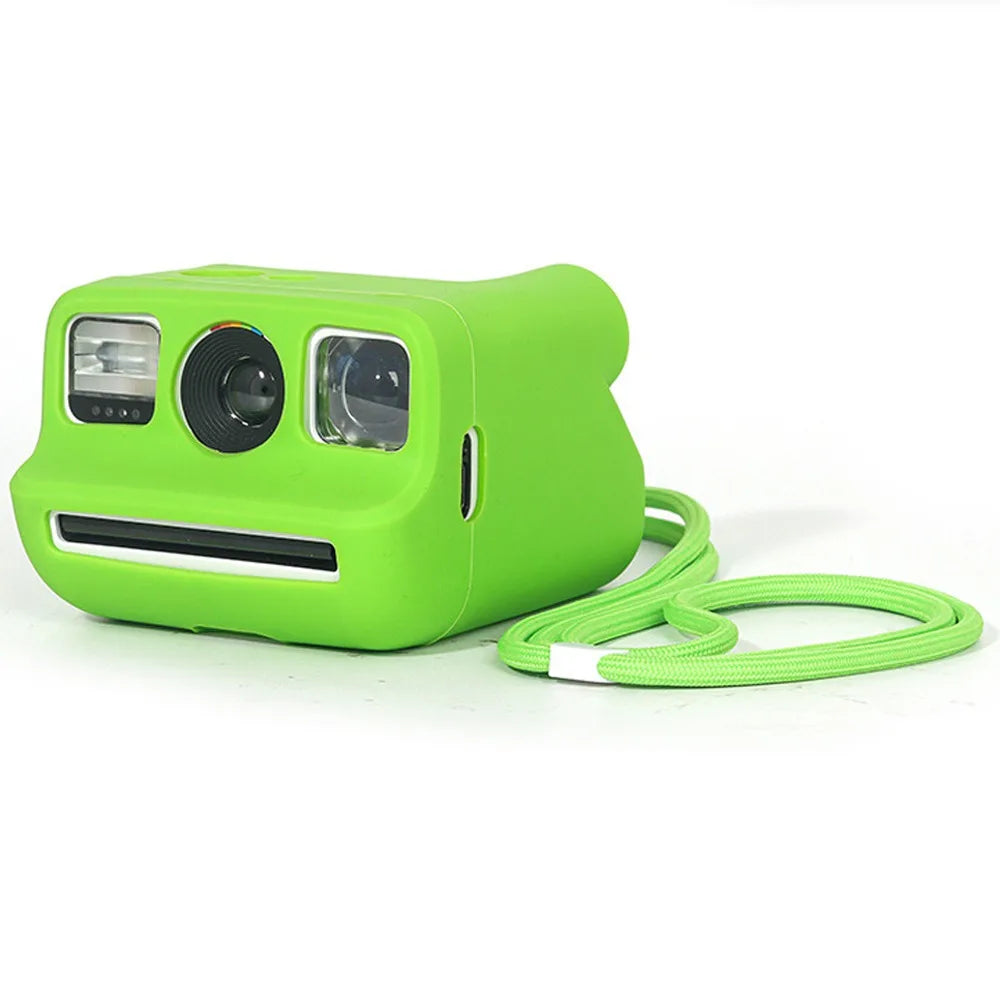Silicone Case with Lanyard for Polarized Go Gen 1/2 Instant Camera - Slim, Dustproof, Anti-Scratch