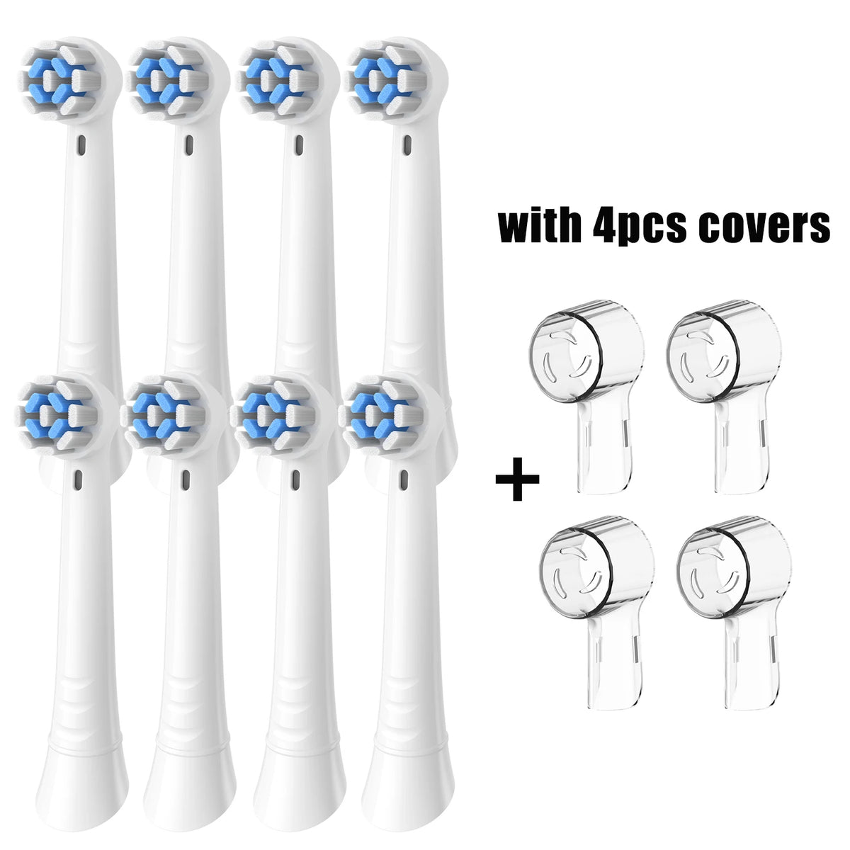4/8/12/16/20-Pack Replacement Electric Toothbrush Heads – Compatible with iO-Style Electric Toothbrushes