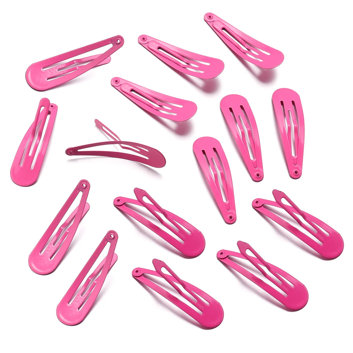 50-Pack Metal Candy Color BB Hair Clips – Waterdrop Hairpins for Kids, Girls & Women | Y2K