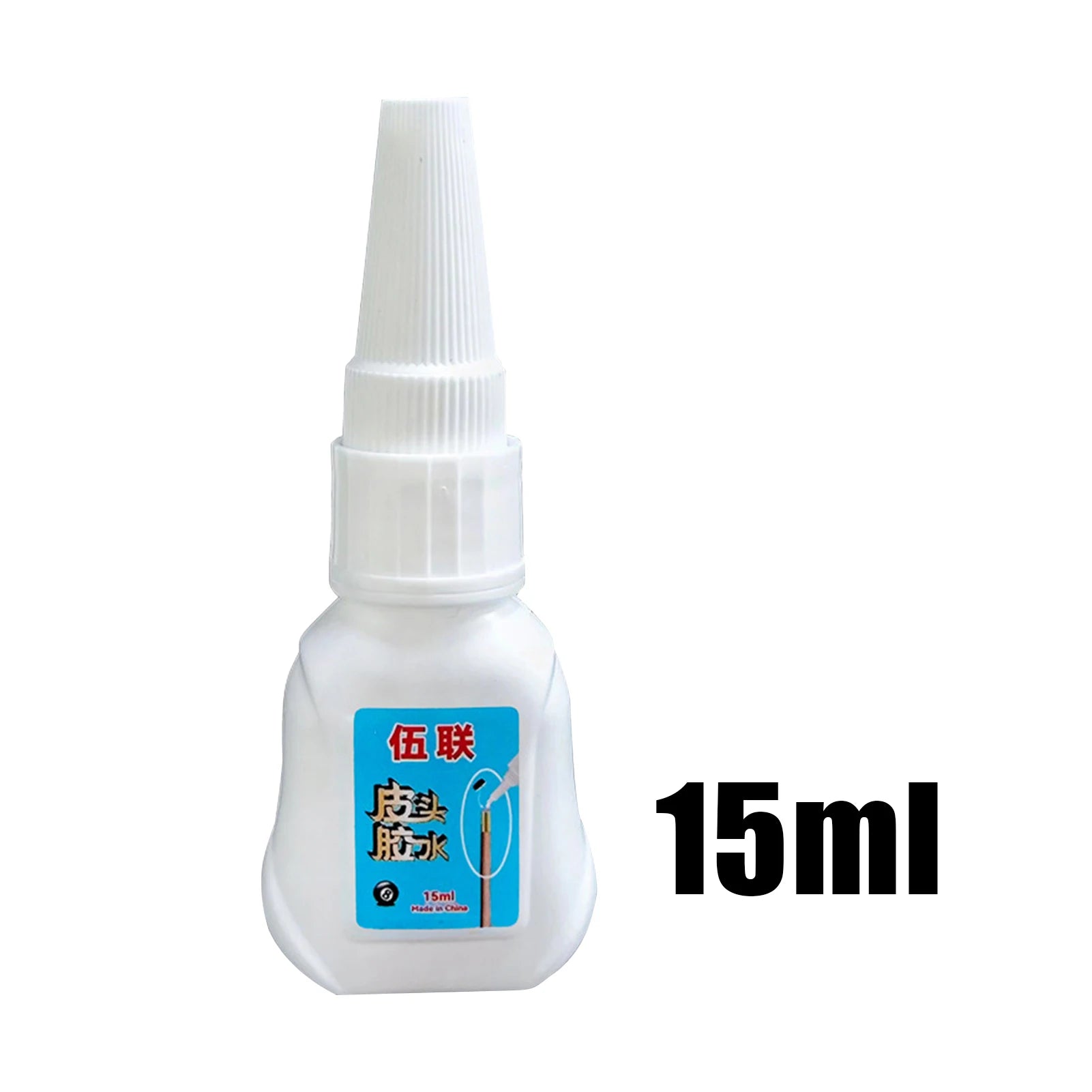 Pool Cue Tip Glue — Billiard Cue Repair Adhesive for Leather & Wood Tips, 10 g