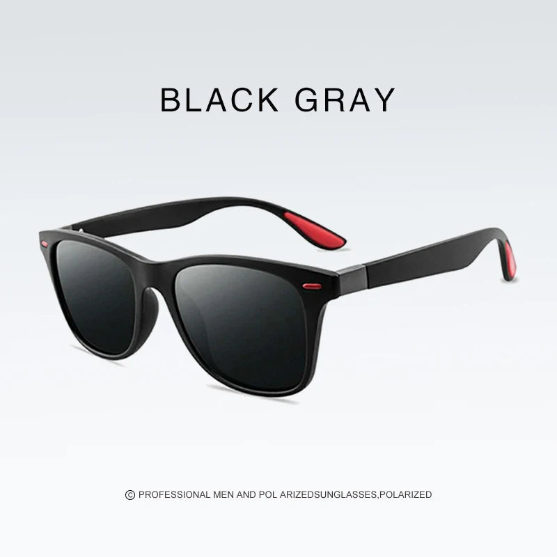 Retro Rectangle Sunglasses UV400 – Vintage Driver Sport Shades for Men & Women